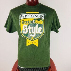Green & Gold Style Wisconsin XL T-Shirt Green Bay Packers Shirt